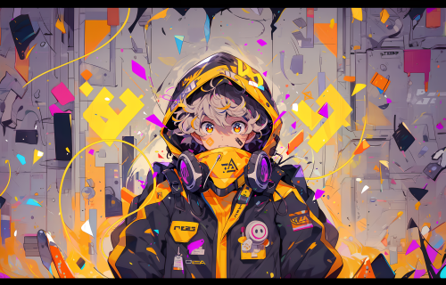 ohuangkai Graffiti boy trendy colorful yellow and purple 0d9a598b 748f 463f 83cc a689fb76950a 0000